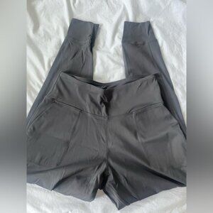 Dark grey tapered joggers
